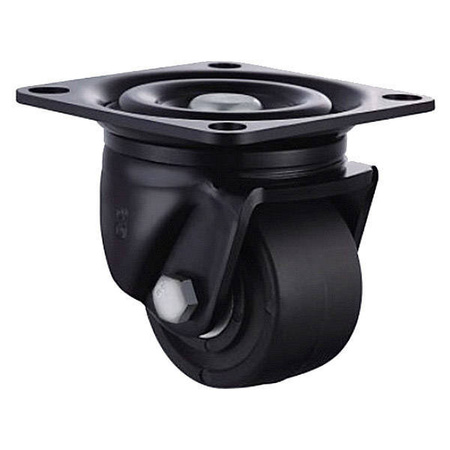 KPM-ALPU 100K Top Plate Swivel Castor  100mm / polyurethane-alumimium / ball bearing / 200kg